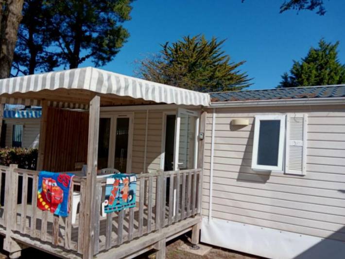Camping La Prévoté - Mobilheim 4 personen - 2 Zimmer 4 pers Komfort in Saint-Hilaire-de-Riez, Loire-Tal