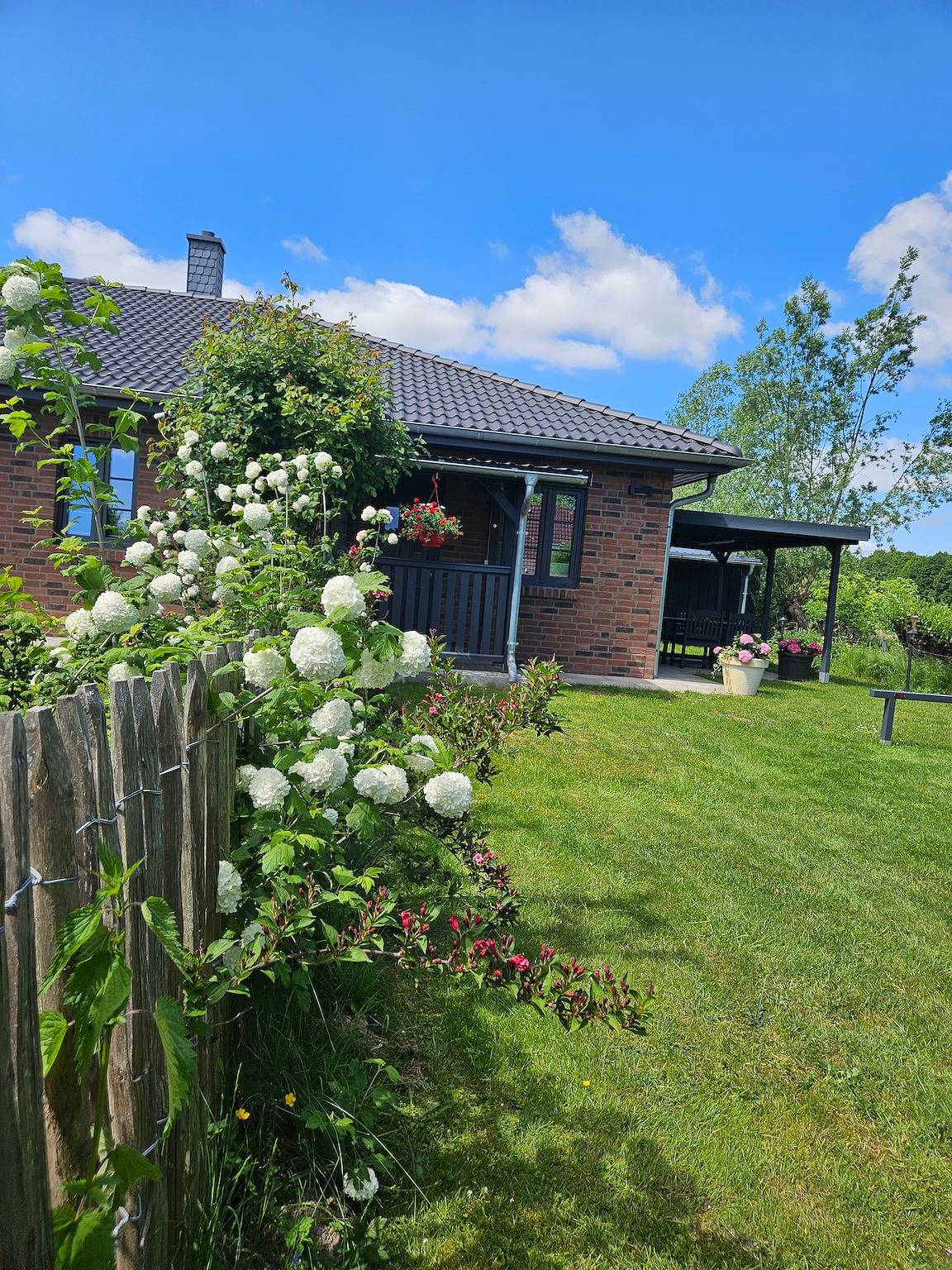Ganze Wohnung, Ferienwohnung 'Wolkow' mit Gemeinschaftsgarten in Warrenzin, Mecklenburgische Seenplatte