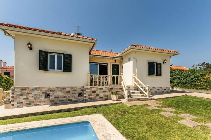 Casa rural para 6 personas, con terraza además de piscina y jardín en Costa da Caparica - 3