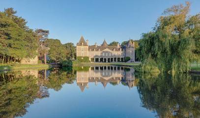 Gîte pour 10 personnes, avec vue ainsi que jardin et vue sur le lac à Tocqueville