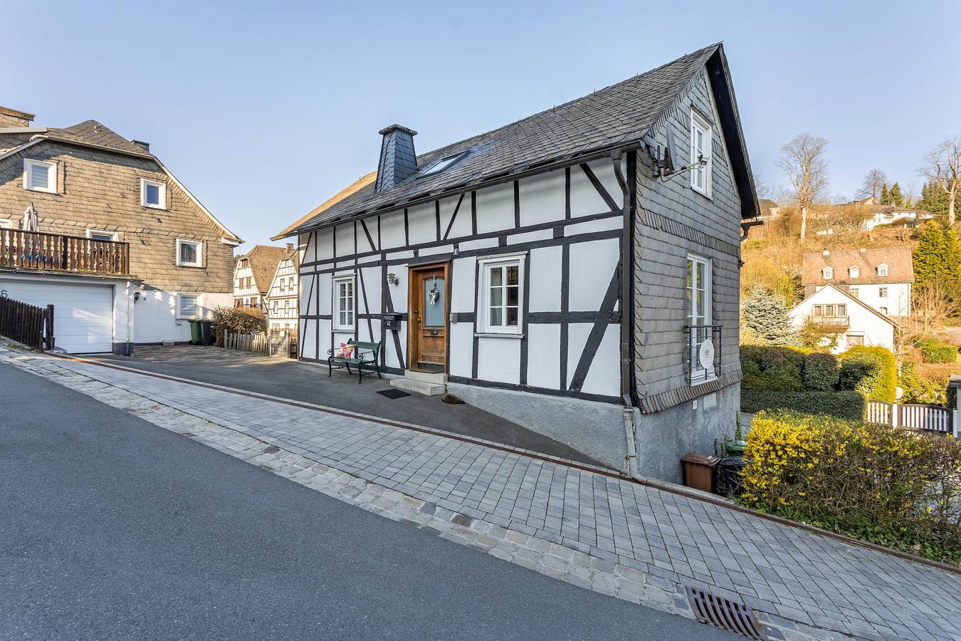 Ferienhaus 'Glücksschmiede' mit privater Terrasse und Wi-Fi in Bad Fredeburg, Schmallenberg