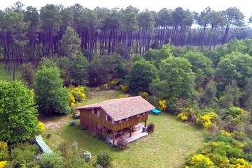 Location de vacances pour 7 personnes, avec jardin et terrasse, animaux acceptés à Vielle-Saint-Girons