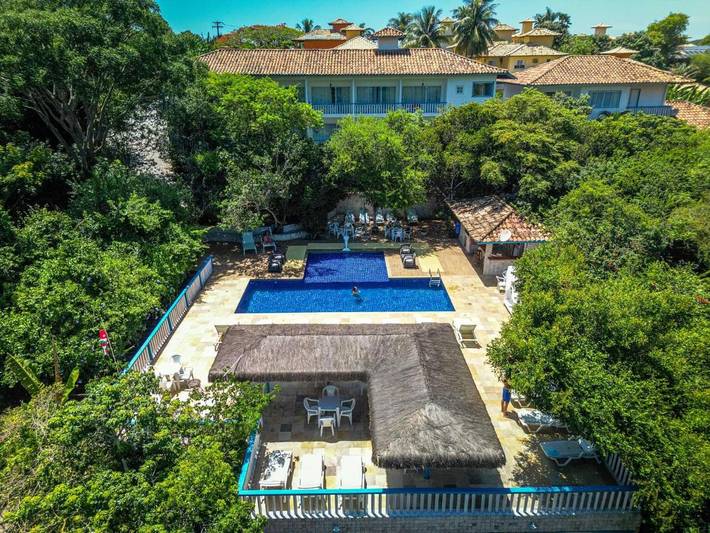 Pousadas para 4 pessoas, com sauna e jardim e ainda vista and piscina em Búzios