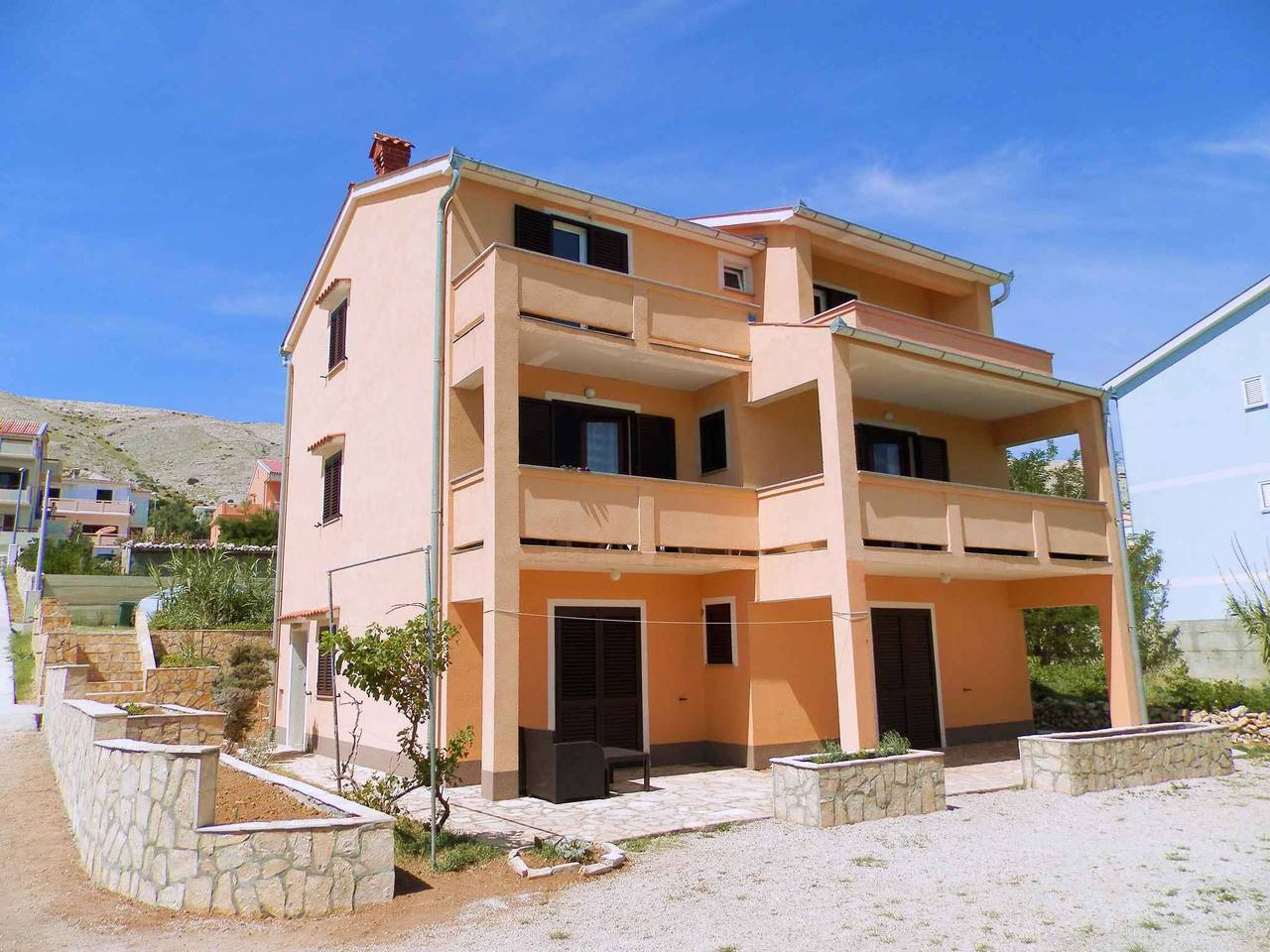 Apartamento vacacional entero, Apartamento vacacional 50 m del mar Adriático in Pag Ciudad, Pag