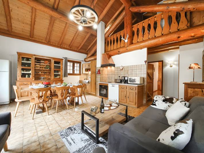 Chalet pour 8 personnes, avec Balcon