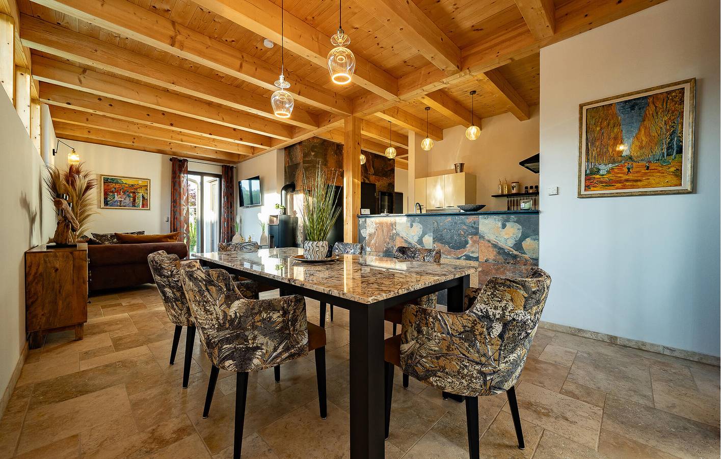 Ferienhaus für 4 Personen mit Terrasse in Ehrenhausen an der Weinstraße, Steirerland