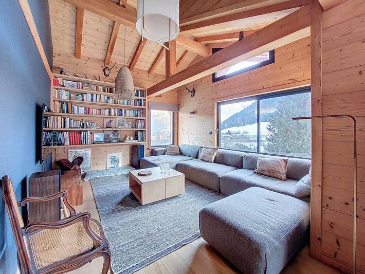 Location de vacances pour 8 personnes, avec terrasse à Seytroux