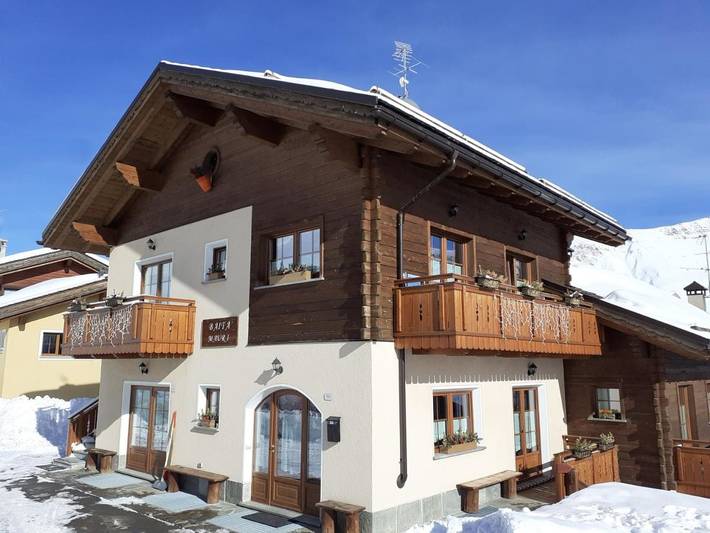 Apartament wakacyjny dla 2 osób, z widok i ogród oraz taras, zwierzęta dozwolone w Livigno