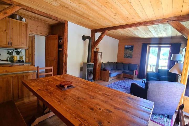 Appartement de vacances pour 7 personnes, avec Balcon et Terrasse ainsi que Jardin et Vue