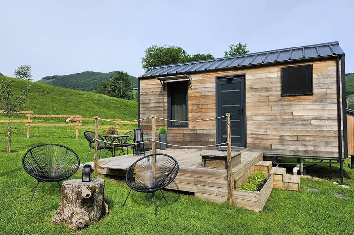 Chalet pour 2 personnes, avec jardin
