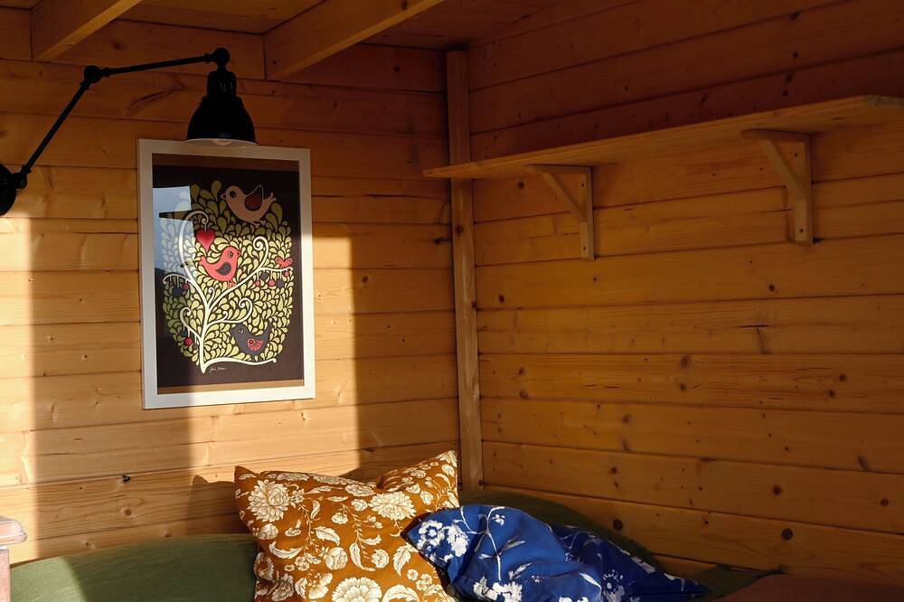 Hüttchen ganzjährig nutzbar mit Kamin & Sauna in Dargun, Mecklenburgische Seenplatte