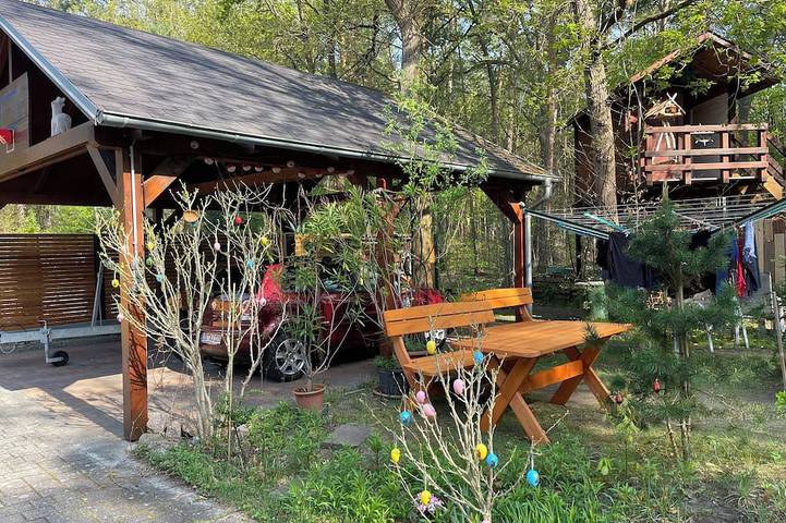 Ganze Wohnung, Fewo \"Hedwig\" in Bad Saarow 5 min bis zum Scharmützelsee,  Strand, Wald, Kurpark in Strandbad Mitte, Bad Saarow