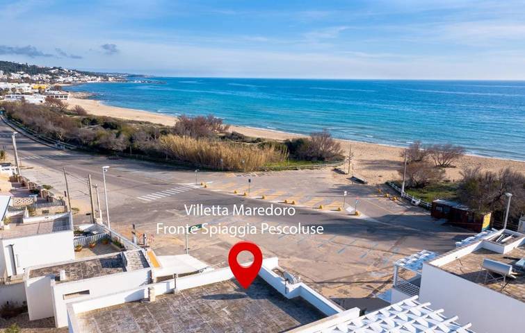 Villa per 7 persone, con Balcone e Terrazza nonché Giardino a Pescoluse