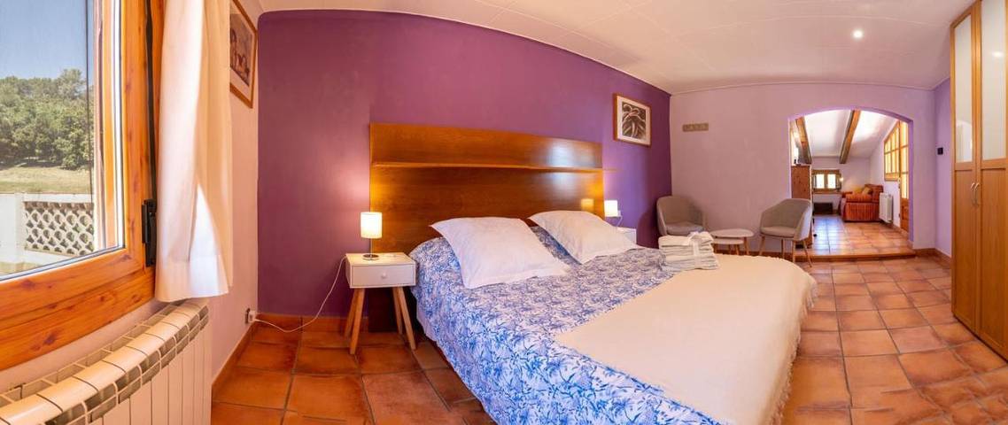 Casa rural para 3 personas, con Terraza y Jardín además de Piscina y Vistas en Santa Susana - 4
