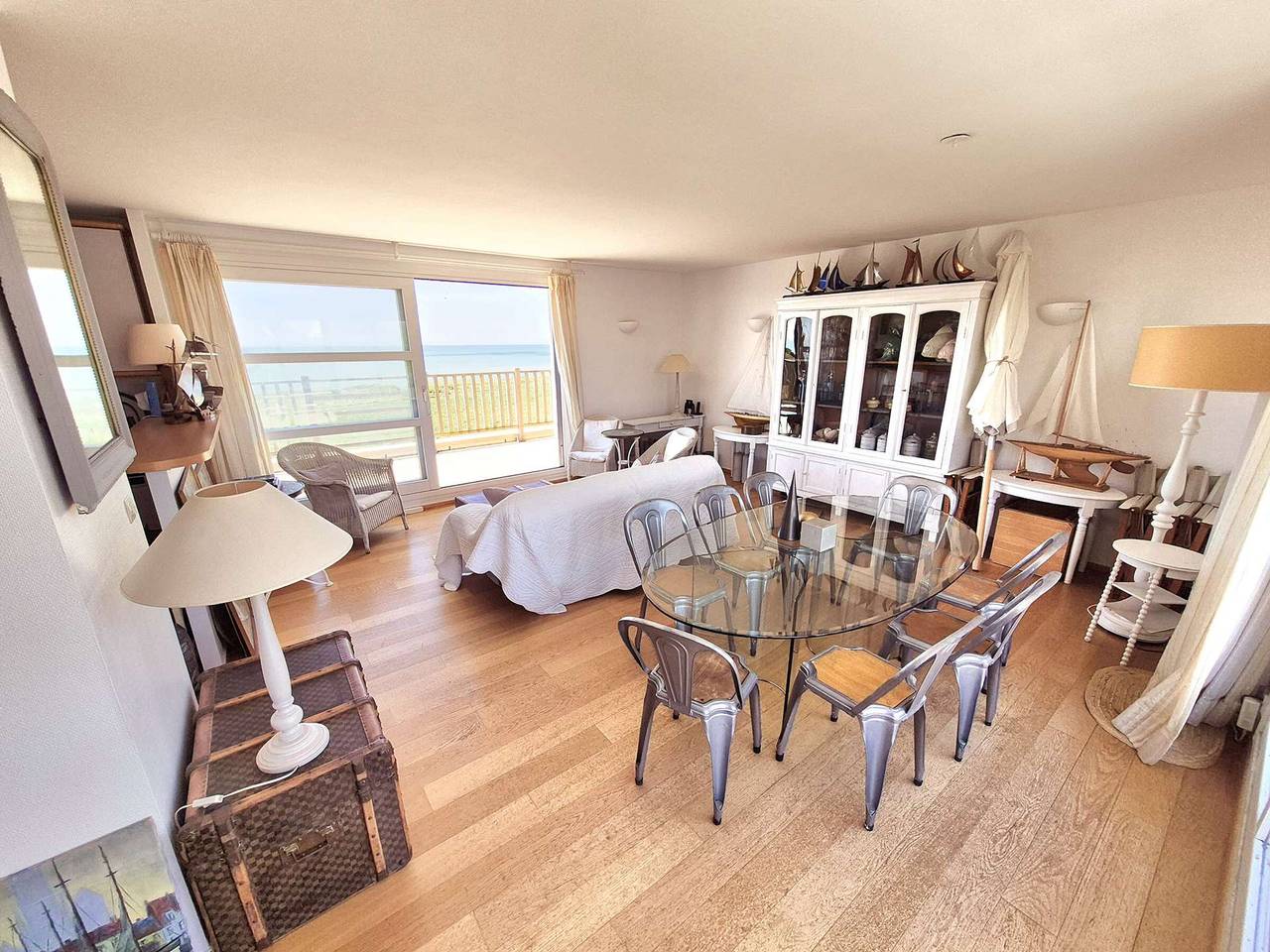Ganze Wohnung, Duplex-Wohnung, Meerblick, Terrassen, Parkplatz inkl. in Wimereux, Boulogne-sur-Mer und Umgebung