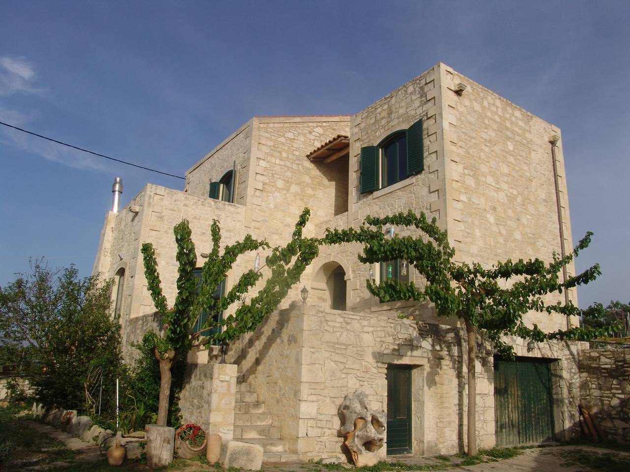 Finca 'Vila Aloni' mit privater Terrasse, Wlan und Klimaanlage in Alfa, Rethymno und Umgebung