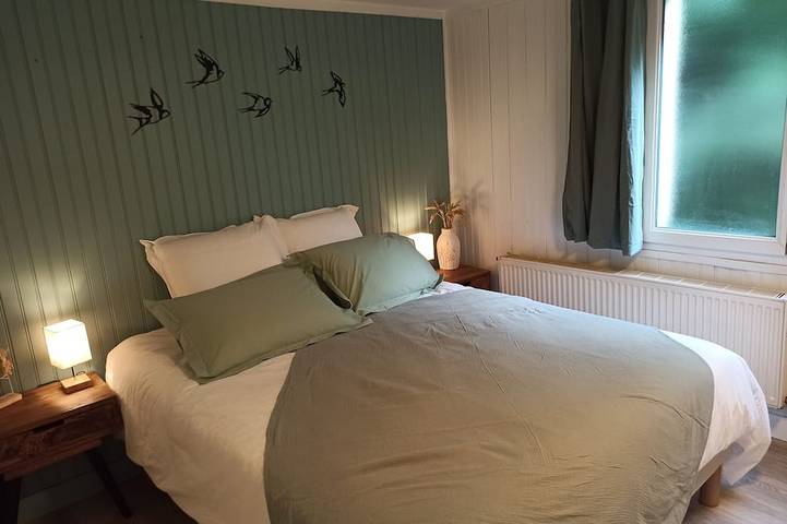 Gîte pour 4 personnes, avec jacuzzi ainsi que sauna et jardin à Villainville - 2