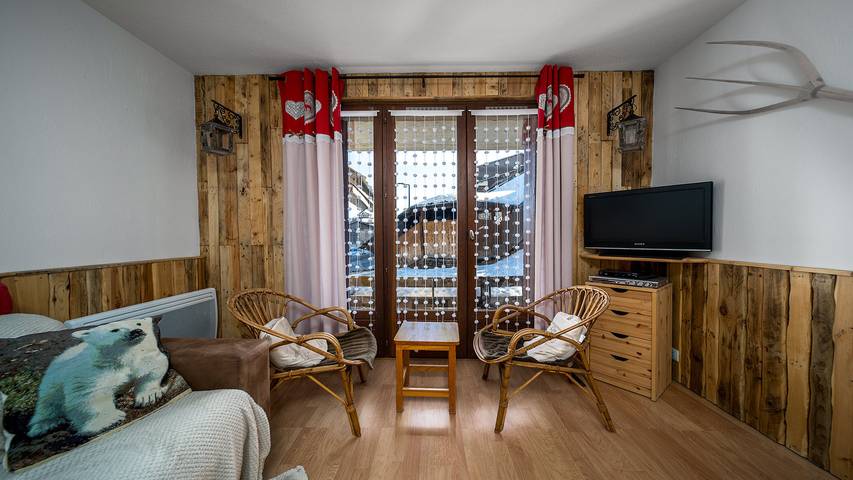 Studio pour 4 personnes, avec balcon