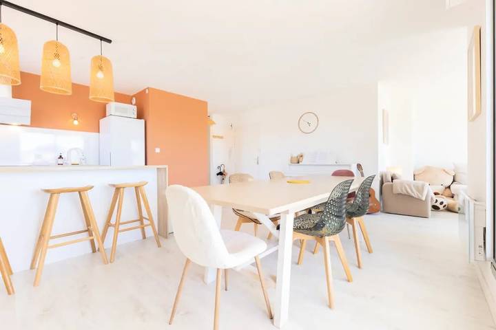 Gîte pour 6 personnes, avec vue et balcon dans Office De Tourisme D Arcachon