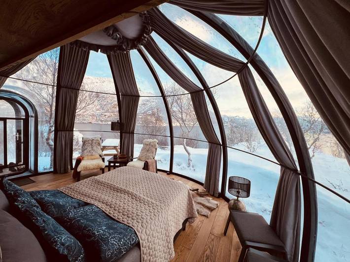 Bungalow für 2 Personen, mit Ausblick und Garten in Norwegen - 3