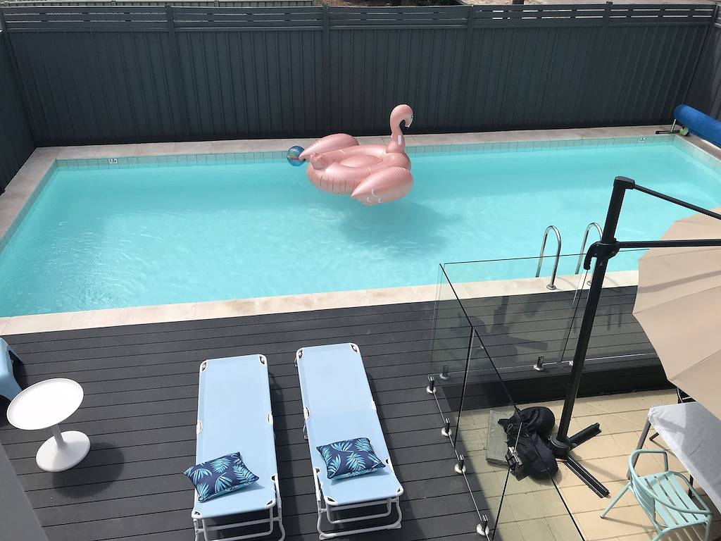 Barrenjoey Beach House mit 10 x 5 mt Schwimmbad. in Ettalong Beach, New South Wales