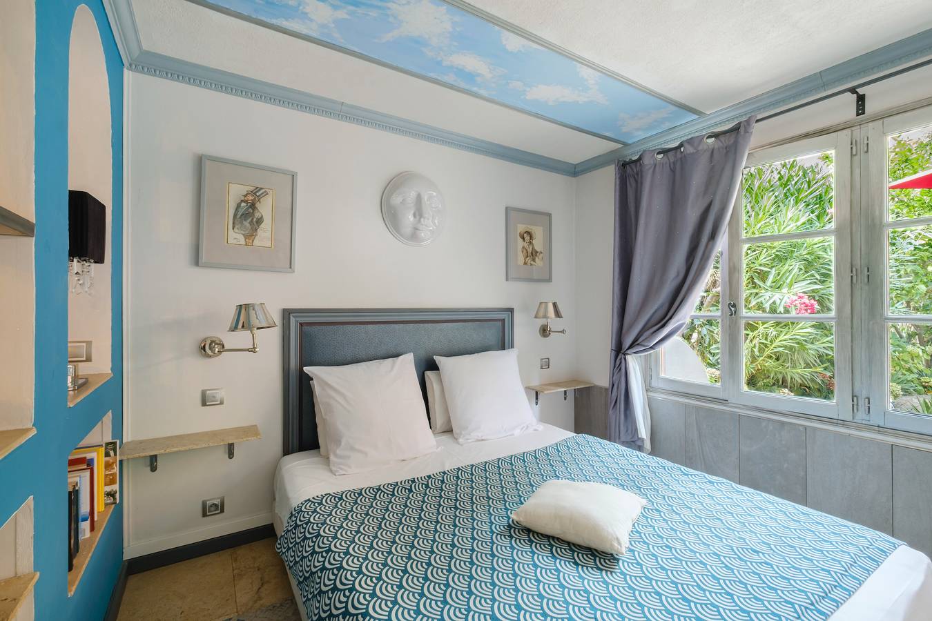Habitación 'Serena' con terraza compartida, Wi-Fi y aire acondicionado in Menton, Nizza Region