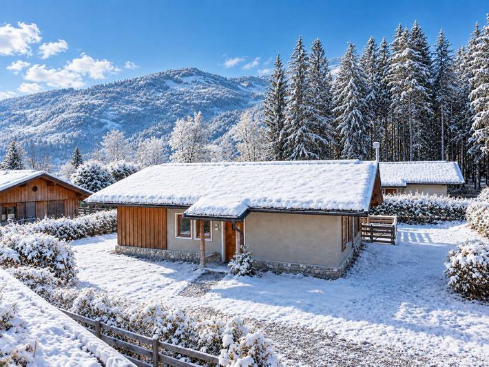 Chalet für 5 Personen, mit Garten und Sauna im Bezirk Hermagor