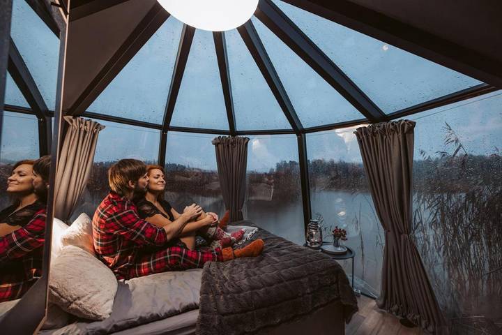 Appartement de vacances pour 2 personnes, avec terrasse et sauna ainsi que piscine et vue