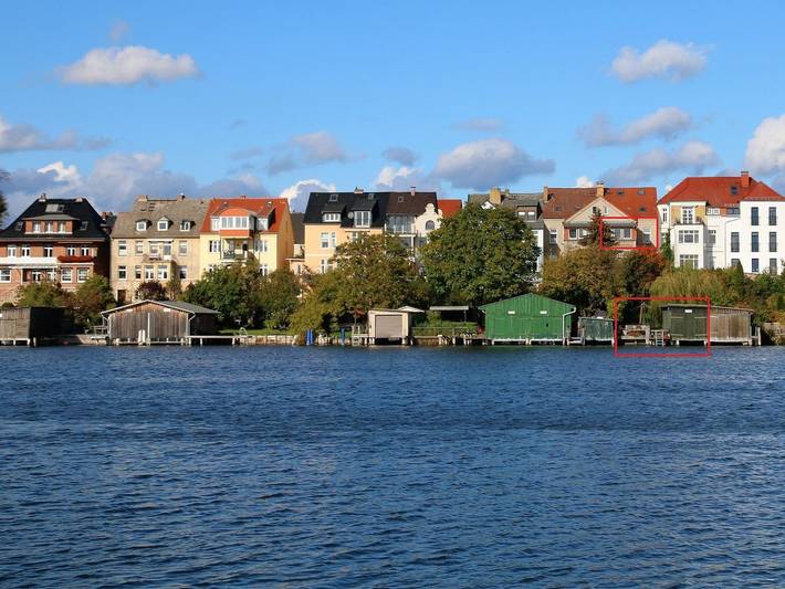 Ferienwohnung für 2 Personen, mit Garten und Seeblick sowie Ausblick in Malchow