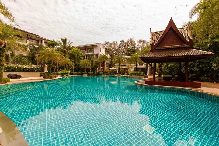 Gîte pour 4 personnes, avec piscine et jardin dans Nai Thon Beach