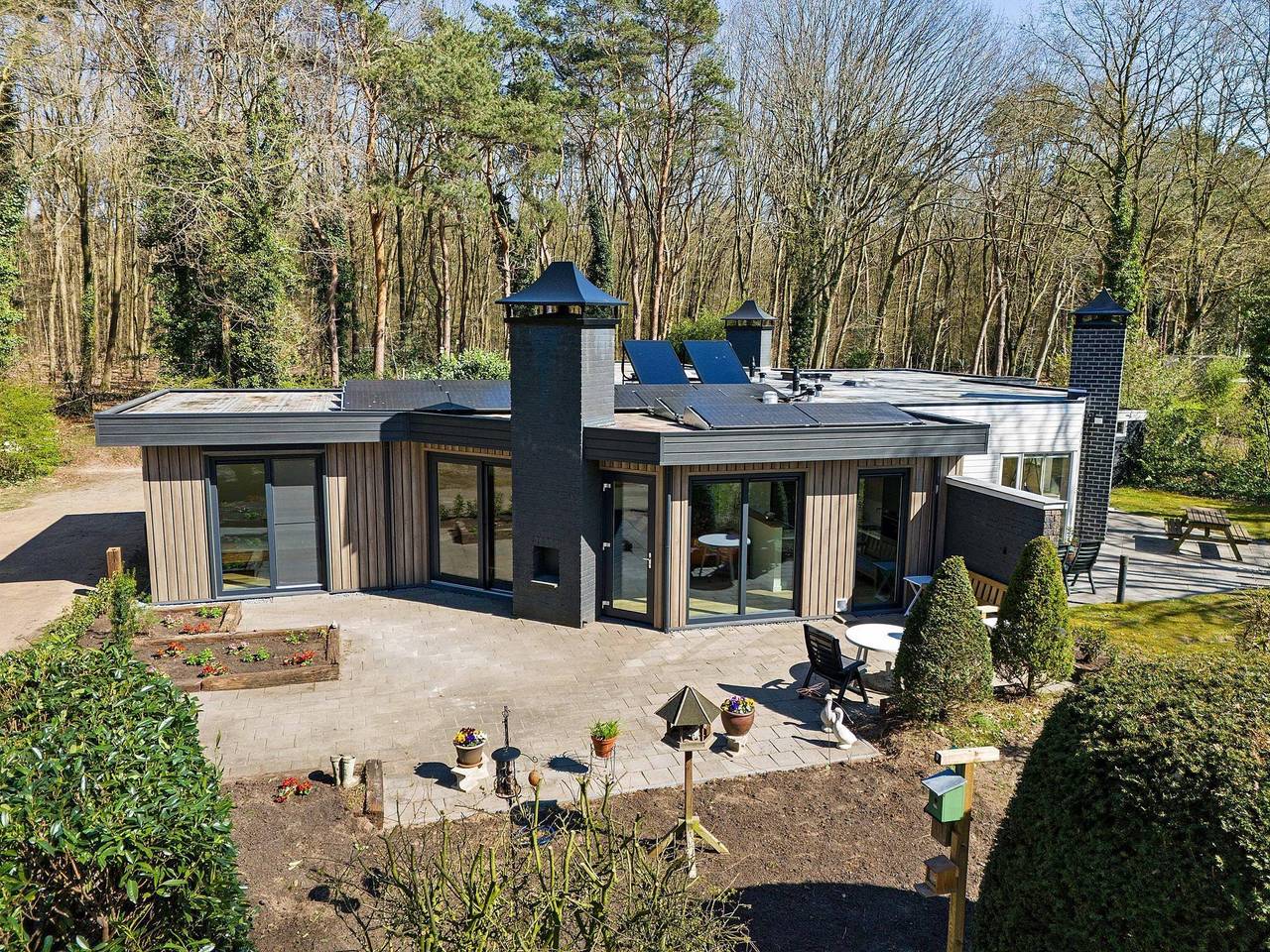Bungalow in Drenthe am Wald und See in Drenthe