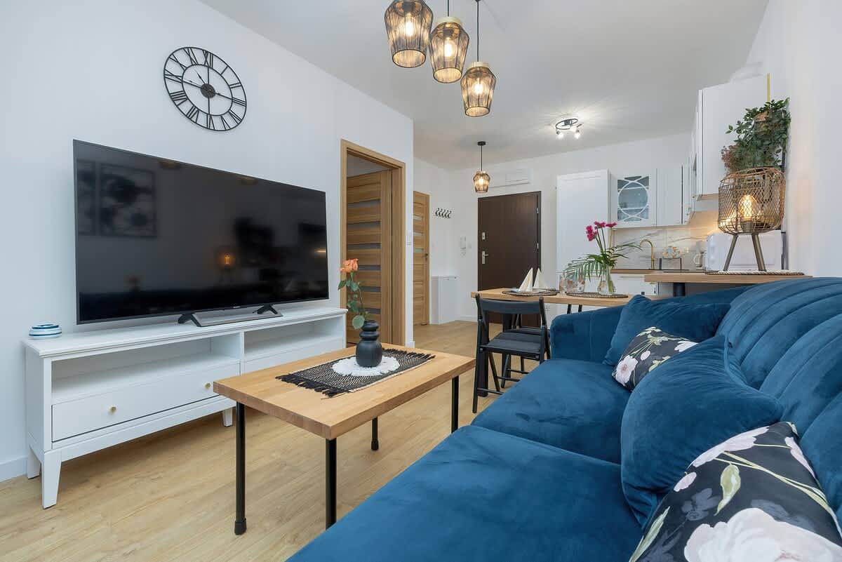 Ganze Wohnung, Nadbrzeżna 104A | Apartment with Terrace | Parking in Gaski, Powiat Koszaliński