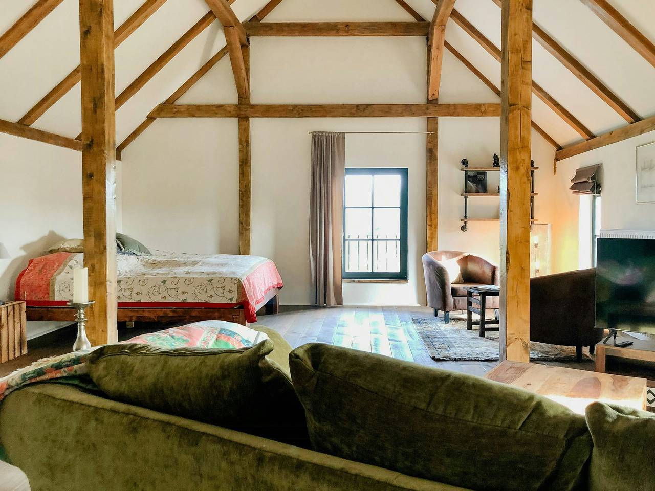 Ganze Wohnung, Scheunenidylle mit Blick über weite Felder in Naturschutzgebiet Nuthe-Nieplitz-Niederung, Mittelmark