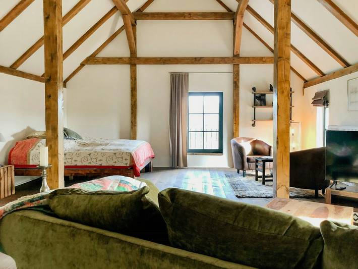 Ganze Wohnung, Scheunenidylle mit Blick über weite Felder in Zauchwitz, Naturschutzgebiet Nuthe-Nieplitz-Niederung