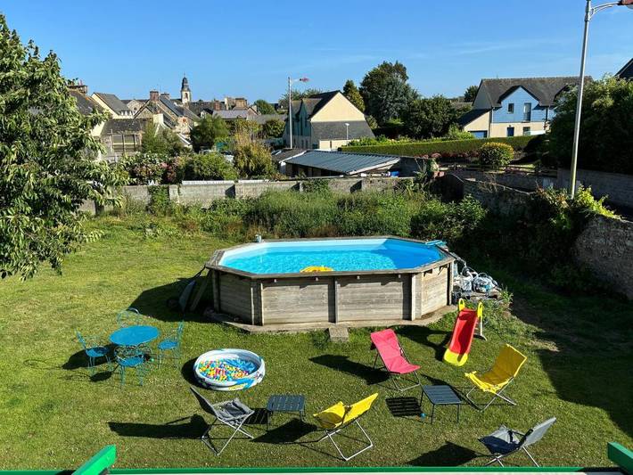 Chambre d’hôte pour 2 personnes, avec vue ainsi que piscine et jardin à Saint-Jouan-des-Guérets - 3
