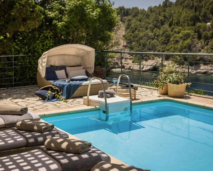 Location de vacances pour 6 personnes, avec Vue sur l’océan et Terrasse dans Άσος - 2