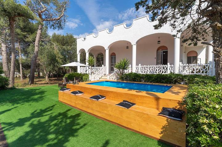 Ferienhaus für 8 Personen, mit Garten