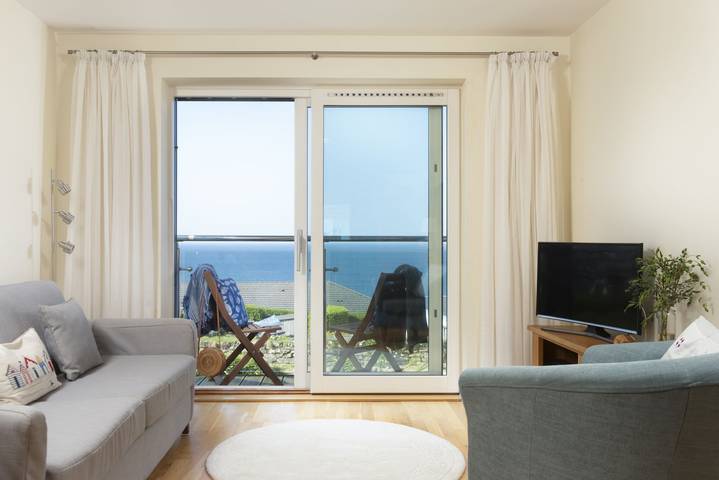 Apartment for 4 people, with balcony in Carbis Bay