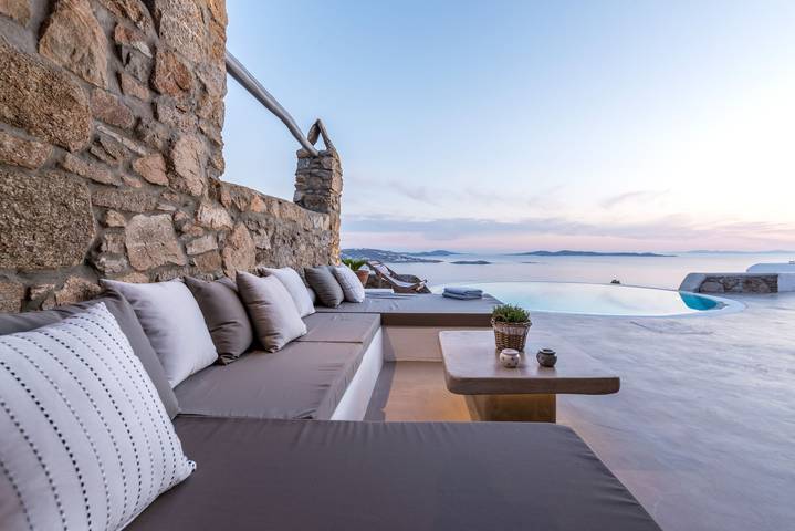 Villa für 19 Personen, mit Terrasse und Garten sowie Meerblick auf Mykonos - 2