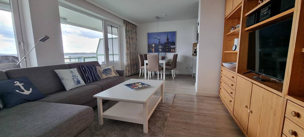 Ferienwohnung mit Meerblick für 2 Personen, mit Balkon in Travemünde