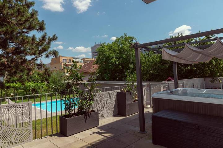 Gîte pour 3 personnes, avec jacuzzi ainsi que piscine et terrasse, animaux acceptés à Vienne (Autriche) - 3