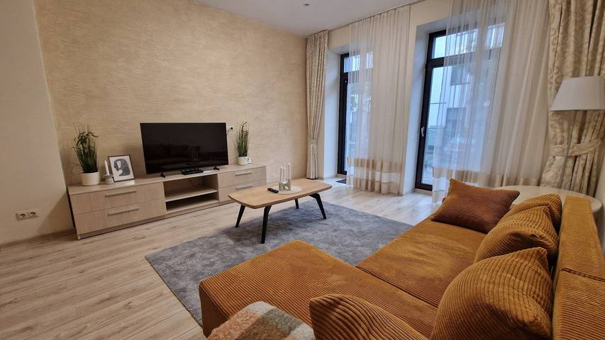 Appartement entier, Vilnius Smart City Retreat Wi-Fi rapide et stationnement gratuit in Vilnius, Lituanie