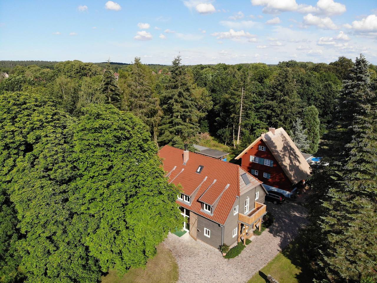 Ganze Ferienwohnung, Ferienscheune am Lustweg - Drei - Raum - Ferienwohnung Lindwerder in Krakow am See, Naturpark Nossentiner/Schwinzer Heide