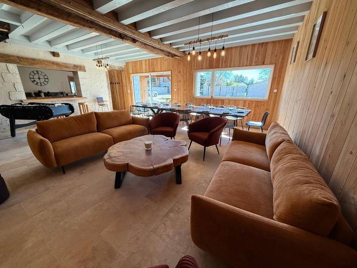 Maison de vacances pour 14 personnes, avec jardin