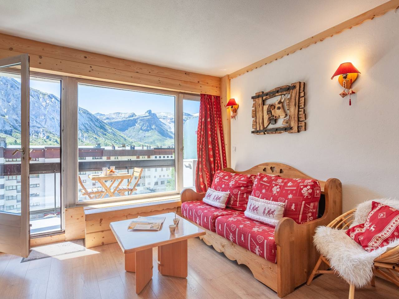 Appartement entier, Le Bec Rouge (Le Lac) in Tignes, Parc National de la Vanoise