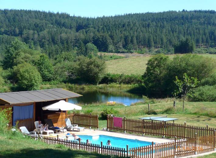 Gîte pour 4 personnes, avec jardin et piscine ainsi que vue sur le lac et terrasse dans l' Hérault - 4