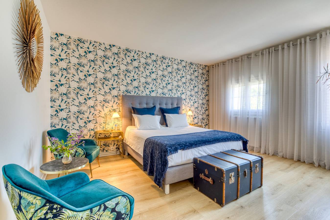 Chambre d’hôtes « La Suite Azur » avec terrasse partagée, Wi-Fi et climatisation in Gigean, Côte méditerranéenne (France)