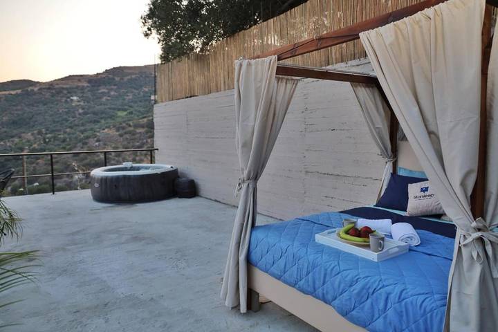 Camping für 2 Personen, mit Whirlpool und Terrasse auf Kreta - 3