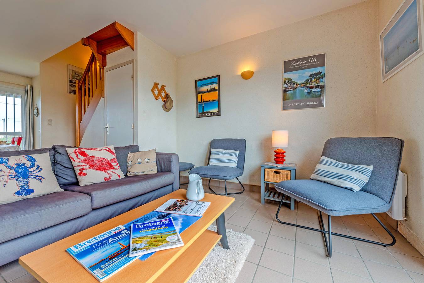 Ferienhaus 'Ker Marian - Les Gîtes Marins Des' mit Meerblick, Gemeinschaftsgarten und Wlan in Plouguerneau, Brest und Umgebung