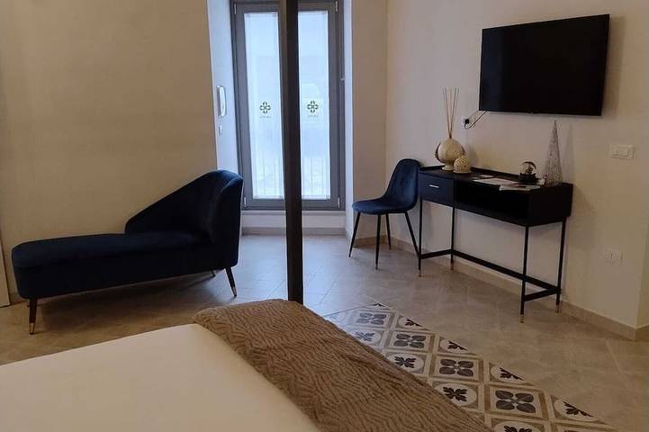 Refined and comfortable living room where modern meets tradition. in San Vito dei Normanni, Salento